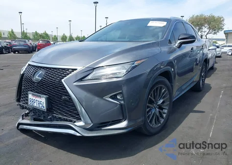 2017 Lexus Rx 350 F Sport z USA, uszkodzony, nr VIN 2T2BZMCA6HC133384